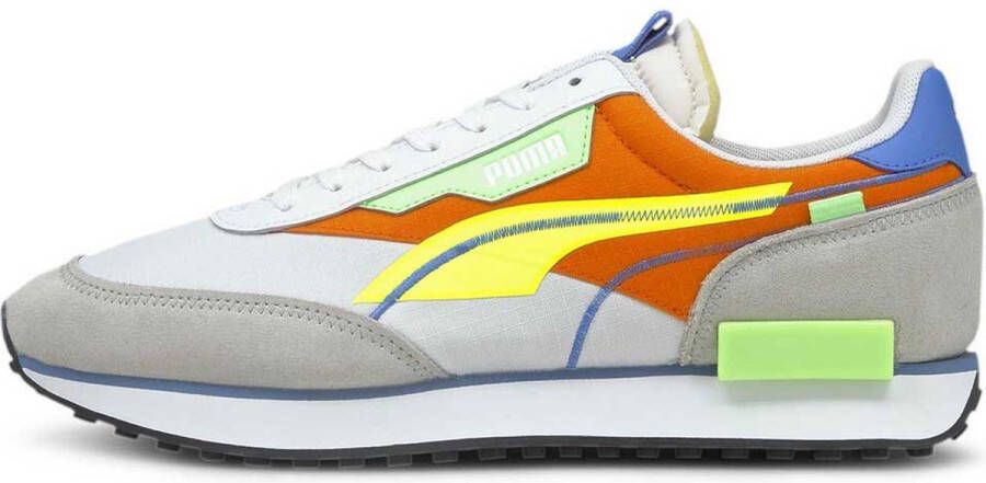 PUMA SELECT Future Rider Twofold SD Pop Sneakers Puma White Yellow Alert Carrot Heren
