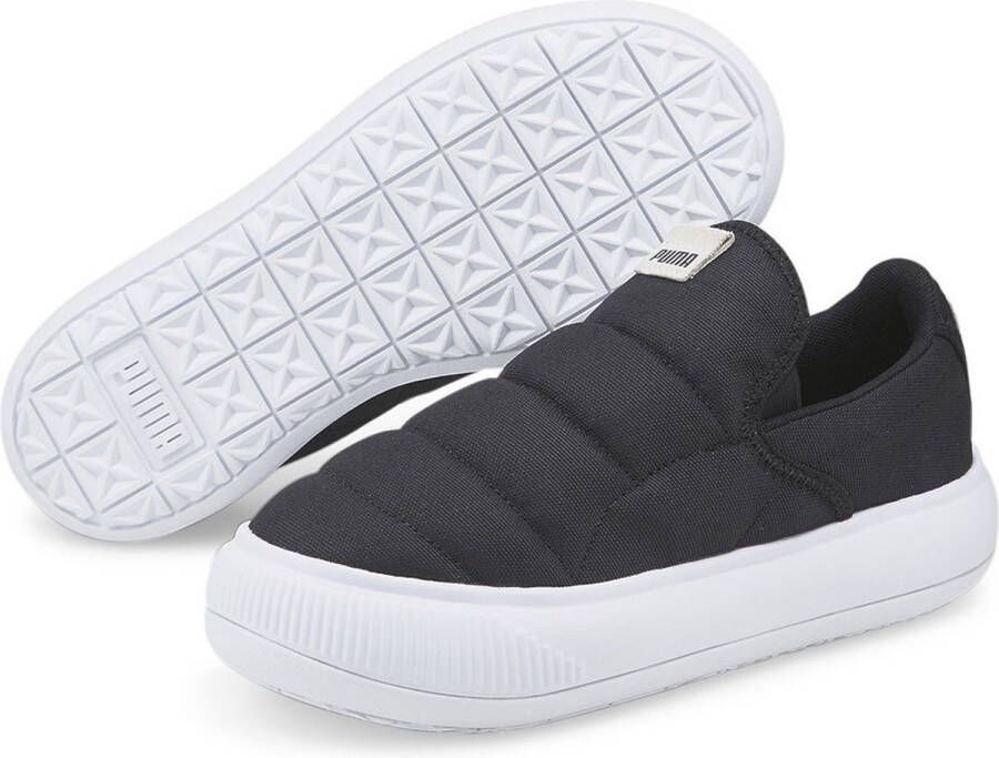 PUMA SELECT Suede Mayu Slip-On Canvas Sneakers Puma Black Puma White Dames