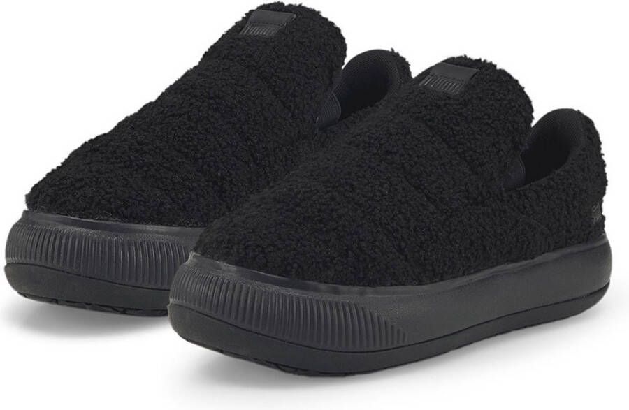 PUMA SELECT Suede Mayu Slip-On Teddy Sneakers Puma Black Dark Slate Dames