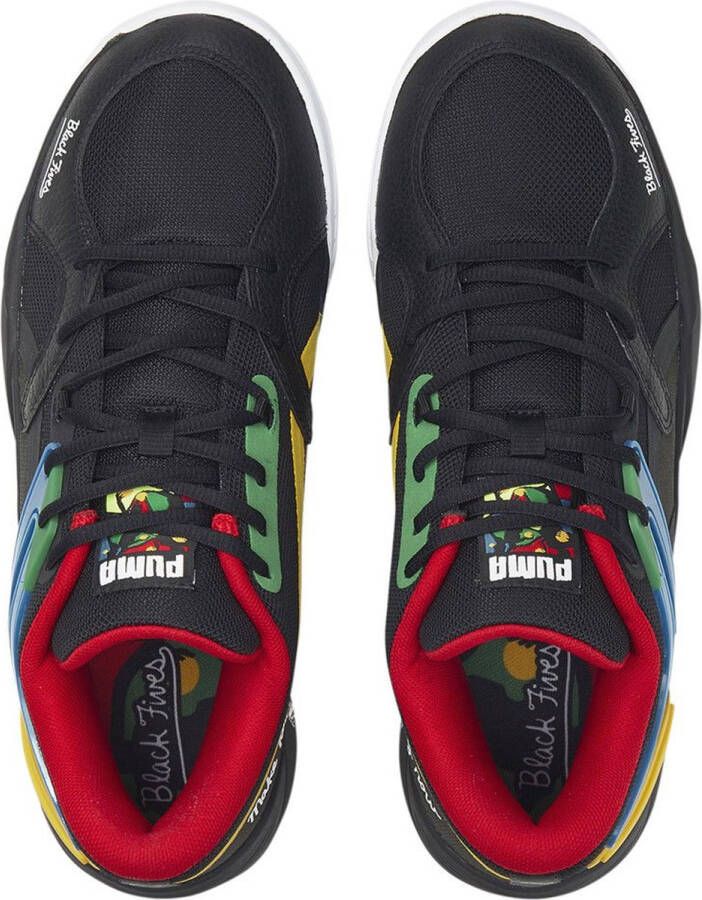 PUMA SELECT Trc Blaze Court Black Fives Basketbal Schoenen Puma Black Saffron Heren