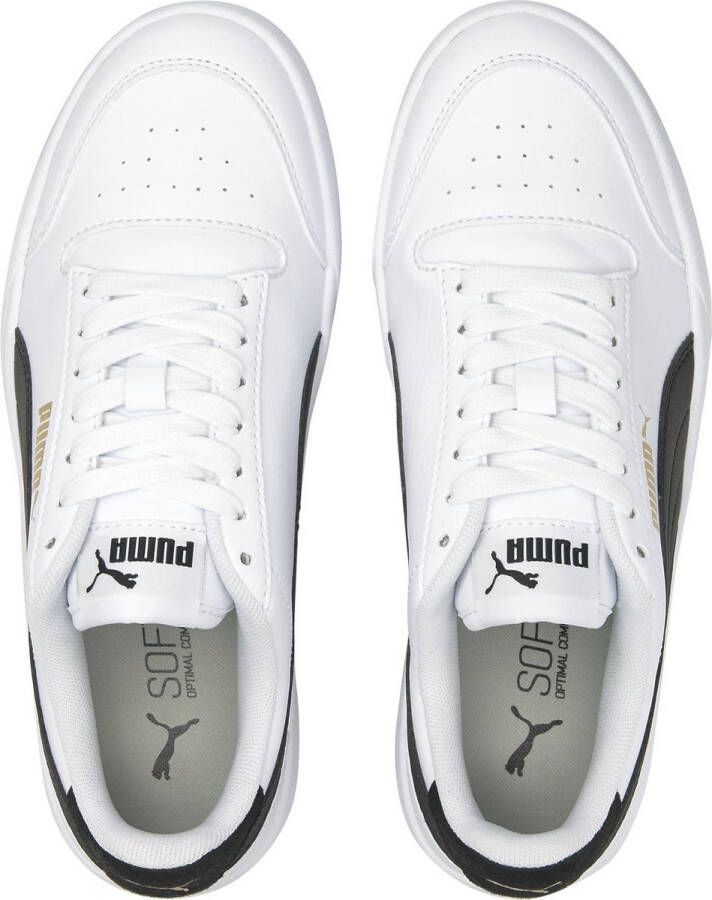 PUMA Shuffle Jr Unisex Sneakers White- Black- Team Gold - Foto 15