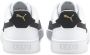 PUMA Shuffle Jr Unisex Sneakers White- Black- Team Gold - Thumbnail 9