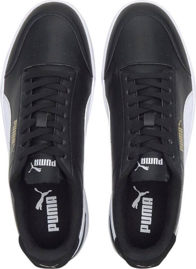 PUMA Shuffle Unisex Sneakers Black- White- Team Gold