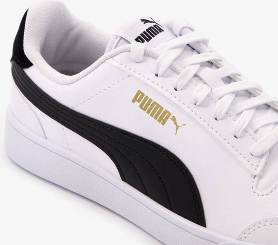 PUMA Shuffle Unisex Sneakers White- Black- Team Gold