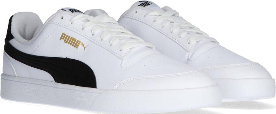 PUMA Shuffle Unisex Sneakers White- Black- Team Gold