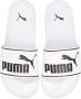 Puma Leadcat 2.0 badslippers wit zwart Rubber Logo 40.5 - Thumbnail 10