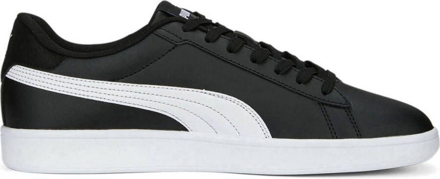 PUMA Smash 3 0 L Unisex Sneakers Zwart Wit