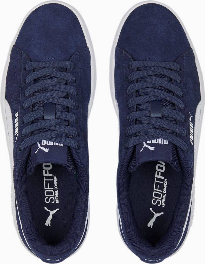 PUMA Smash 3.0 SD Jr Unisex Sneakers Navy- White