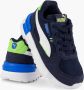 Puma Graviton sneakers donkerblauw wit groen - Thumbnail 10