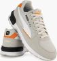 Puma Graviton sneakers grijs wit oranje Jongens Meisjes Mesh 37 - Thumbnail 7