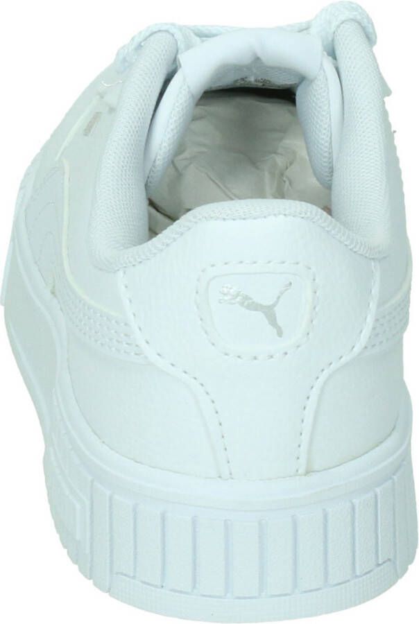 Puma Carina 2.0 sneakers wit Jongens Meisjes Imitatieleer Effen 28 - Foto 9