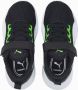 Puma Flyer Runner V Inf sneakers zwart groen wit Jongens Mesh Meerkleurig 23 - Thumbnail 5