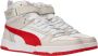 Puma RBD Game Halfhoge Sneaker Wit Rood - Thumbnail 14