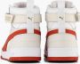 Puma RBD Game Halfhoge Sneaker Wit Rood - Thumbnail 15