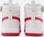 PUMA RBD GAME JR kindersneaker hoog 386172 04 wit rood - Thumbnail 10