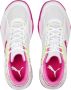 PUMA Solarcourt RCT Unisex Sportschoenen Wit Roze Geel - Thumbnail 5