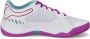 PUMA Solar Smash Sportschoenen Padel Smashcourt White Purple - Thumbnail 6