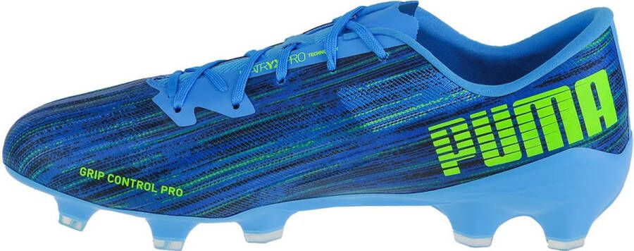 PUMA Ultra 2.2 Gras Kunstgras Voetbalschoenen (MG) Blauw Geel - Foto 4