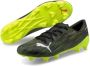 PUMA ULTRA 2.2 GRAS KUNSTGRAS VOETBALSCHOENEN (MG) Zwart Wit Geel - Thumbnail 10