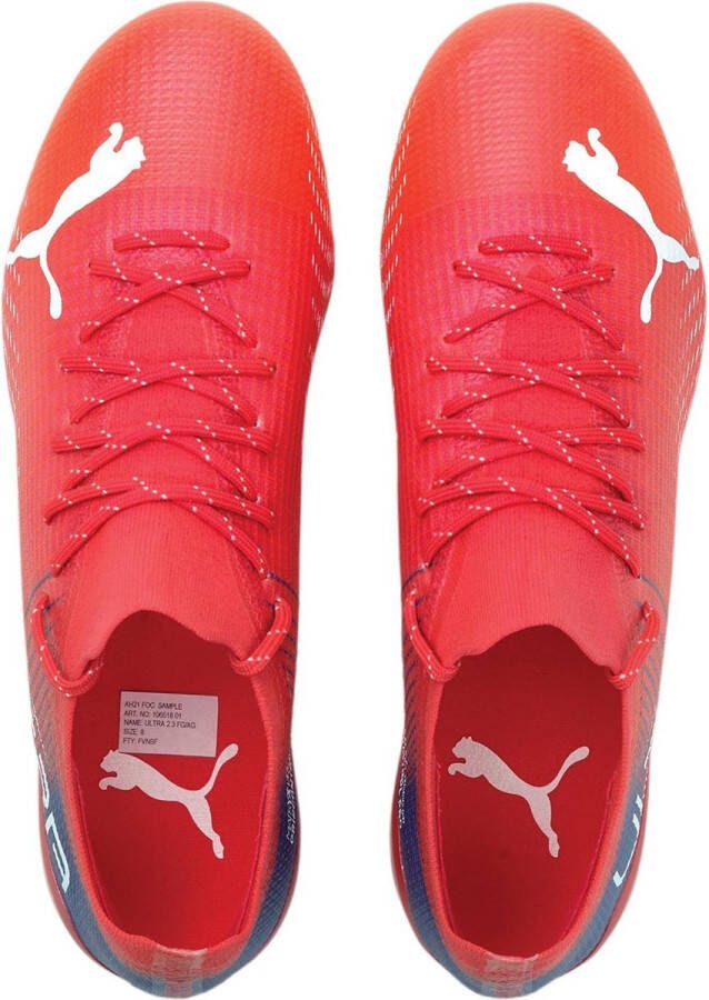 PUMA Ultra 2.3 Gras Kunstgras Voetbalschoenen (MG) Rood Wit - Foto 4