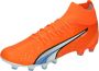 PUMA Ultra Pro Gras Kunstgras Voetbalschoenen (MG) Oranje Wit Blauw - Thumbnail 8