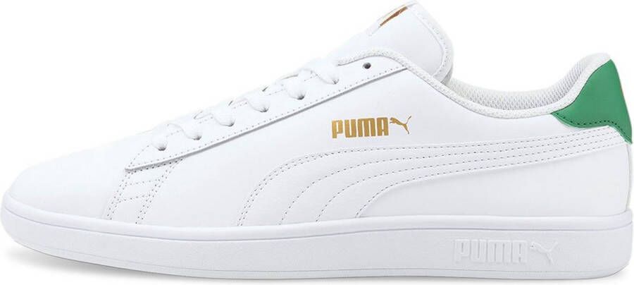 PUMA V2 L Sneakers White Amazon Green Team Gold Heren