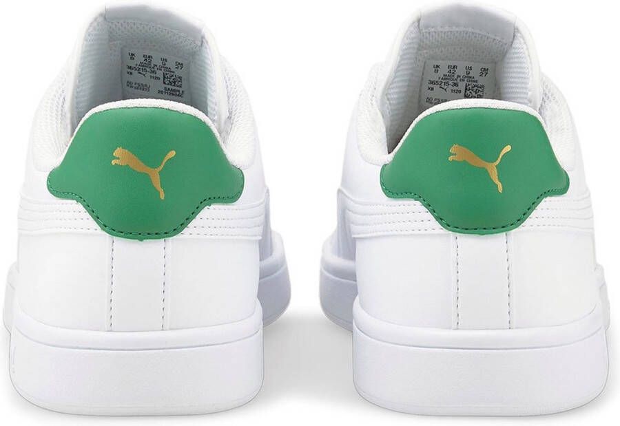 PUMA V2 L Sneakers White Amazon Green Team Gold Heren