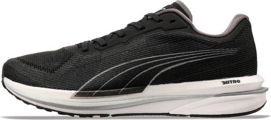 PUMA Velocity Nitro Dames Sportschoenen Hardlopen Weg zwart zilver - Foto 3