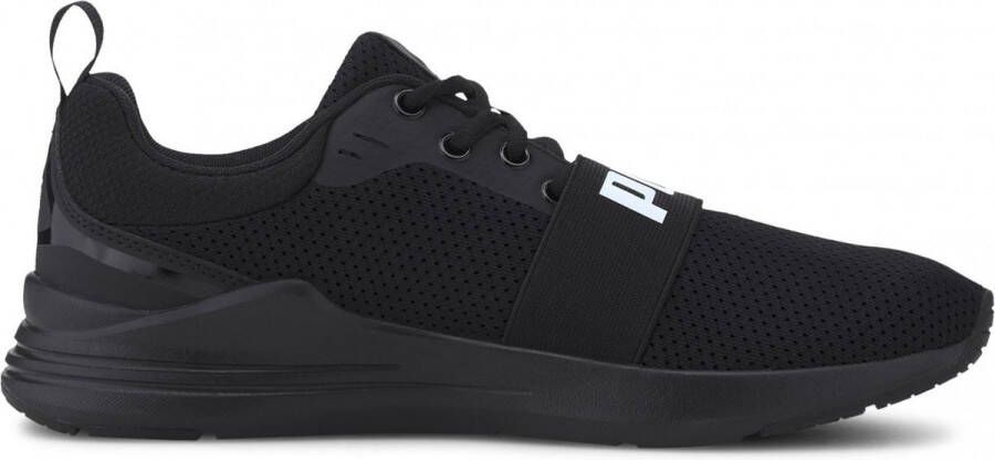 PUMA Wired Run heren sportschoenen Zwart Uitneembare zool