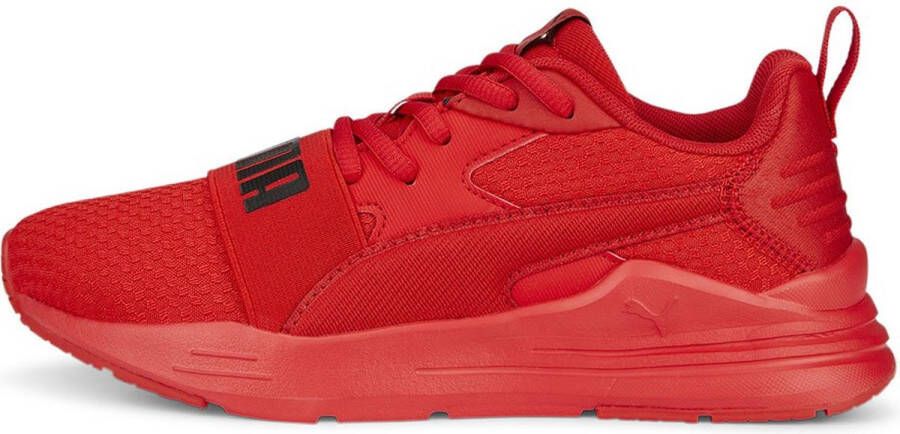 PUMA Wired Run Pure Junior Hardloopschoenen Rood Jongen