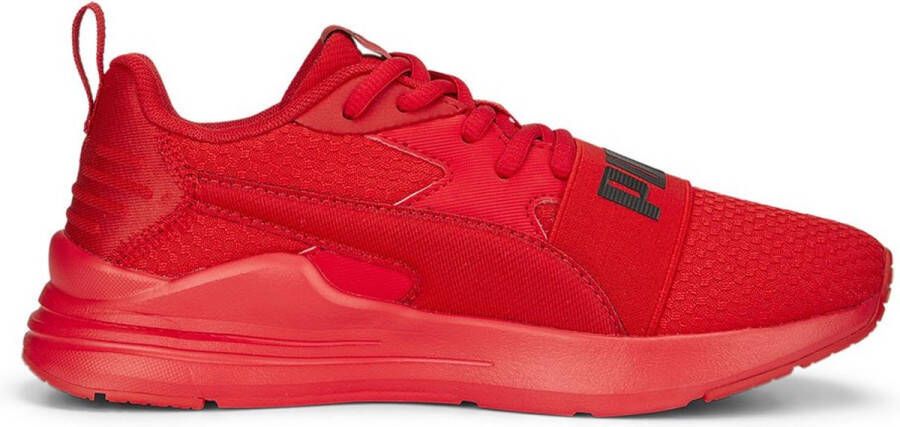 PUMA Wired Run Pure Junior Hardloopschoenen Rood Jongen