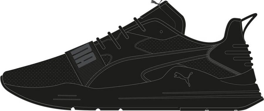 PUMA Wired Run Pure heren hardloopschoenen Zwart Uitneembare zool - Foto 7