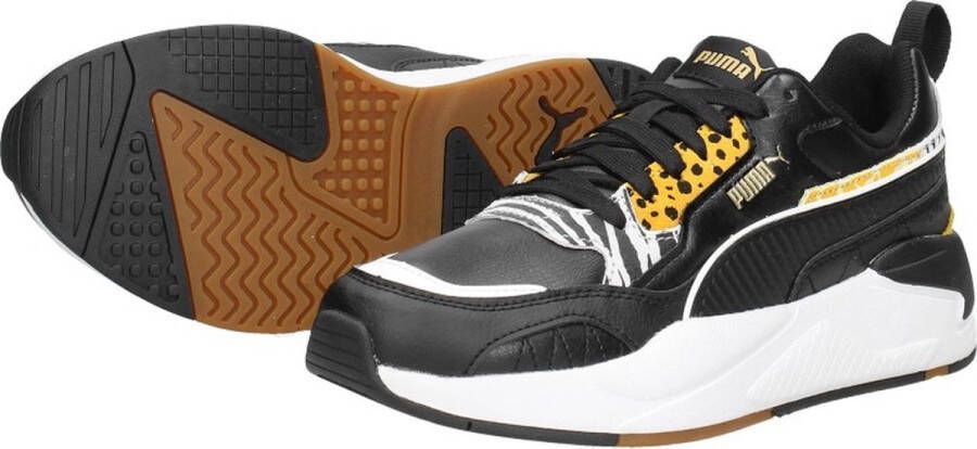 PUMA X-Ray Safari Dames Sneakers White Saffron Mineral Yellow Black