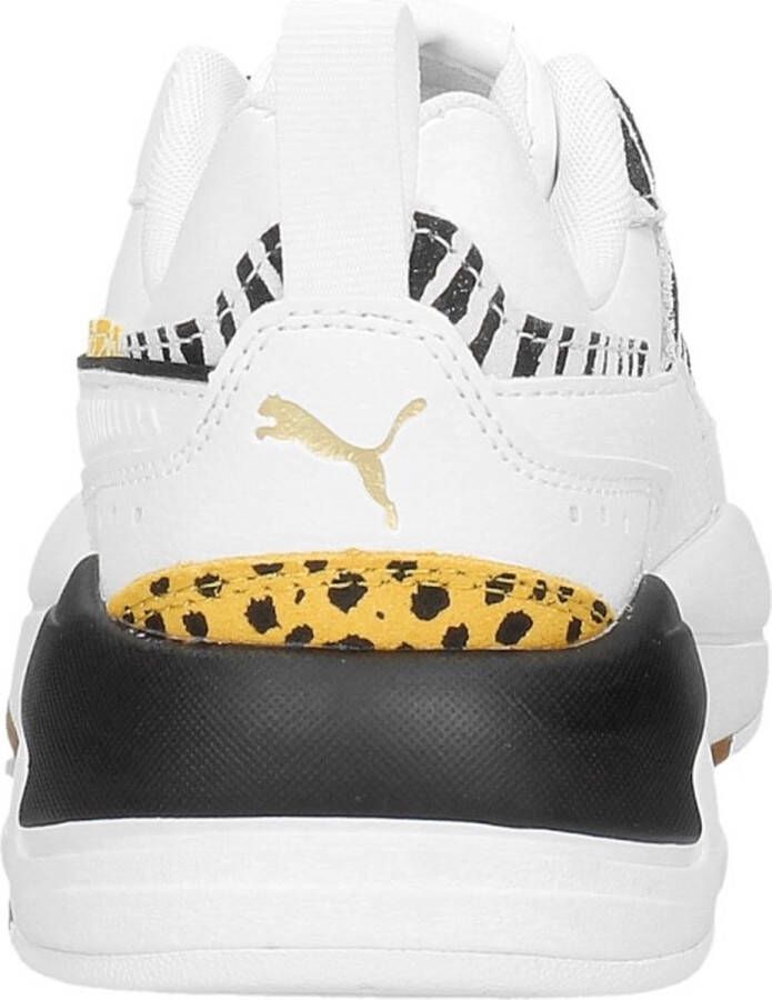 PUMA X-Ray Safari Dames Sneakers White Saffron Mineral Yellow Black