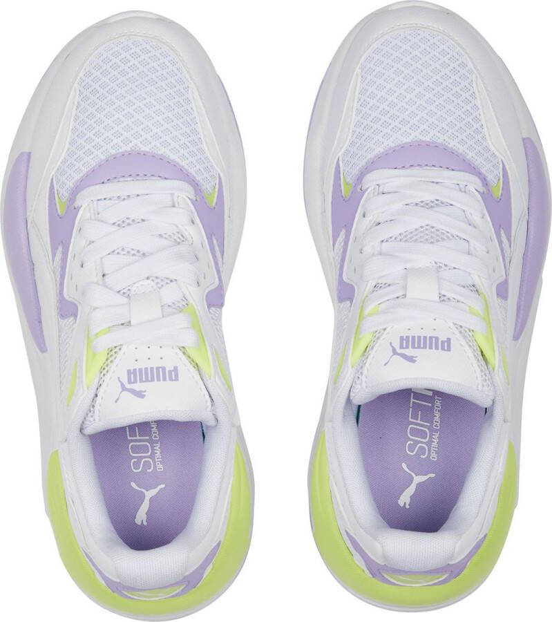 PUMA X-Ray Speed Play Jr Unisex Sneakers White VividViolet LilyPad