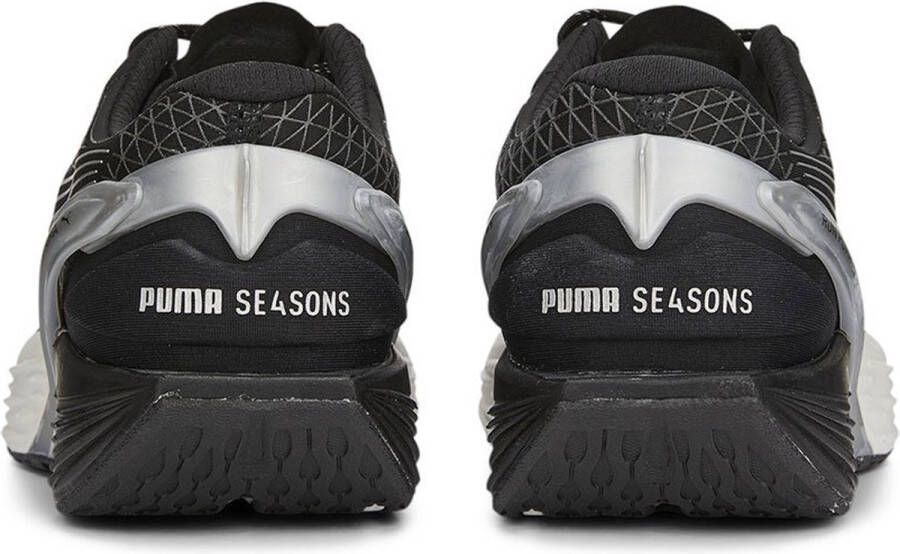 PUMA XX Nitro WTR Hardloopschoenen Black Metallic Silver Dames