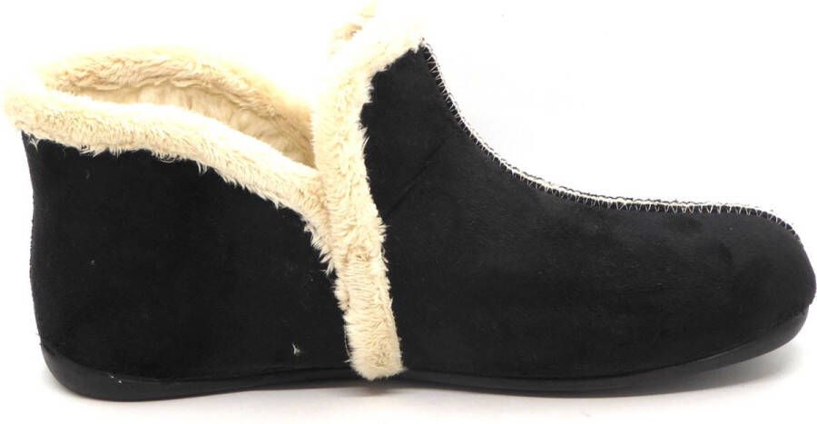 Q Fit home Q-Fit Dames Pantoffel Granada 3310.2.001 Zwart - Foto 3