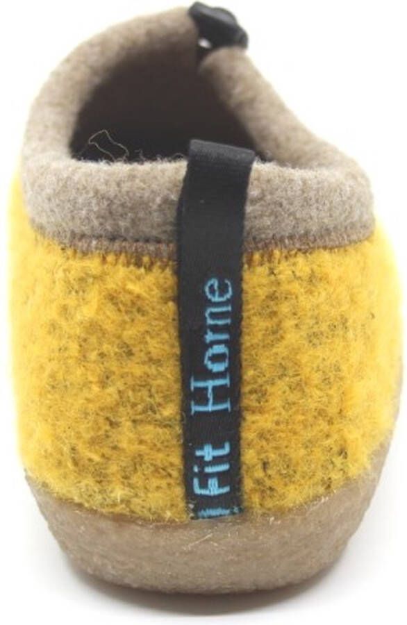 Q Fit Q-Fit CATO 3567.5.020 Yellow Gele pantoffel met uitneembaar voetbed