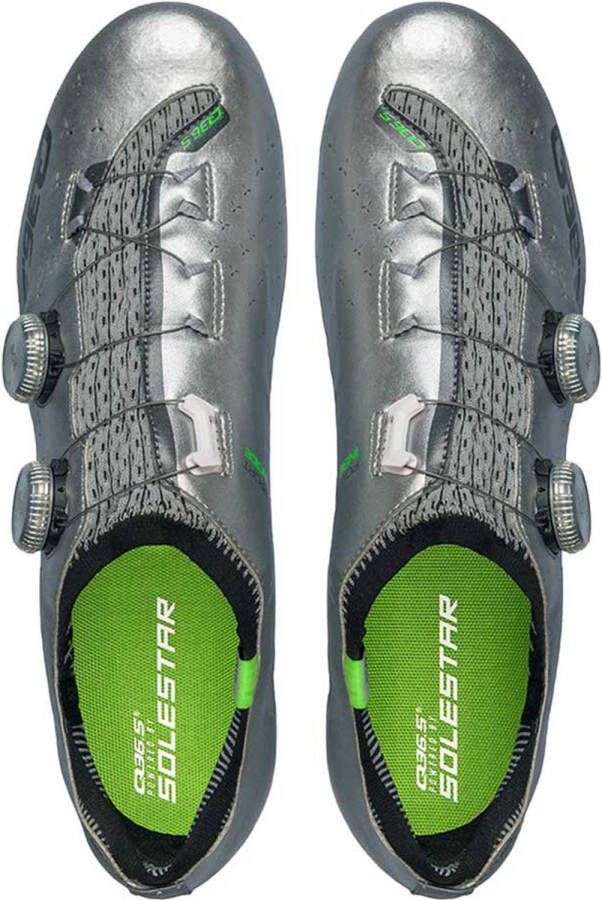 Q36.5 Unique Racefiets Schoenen Silver Heren