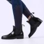 QHP Jodhpurs Thermo Adult Paardrijlaarzen Rubber Zwart - Thumbnail 3