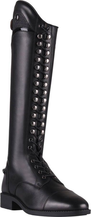 QHP Rijlaars Hailey junior Black 38 Zwart Paardrijlaarzen