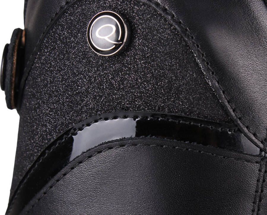 QHP Rijlaars Hailey junior Black 38 Zwart Paardrijlaarzen