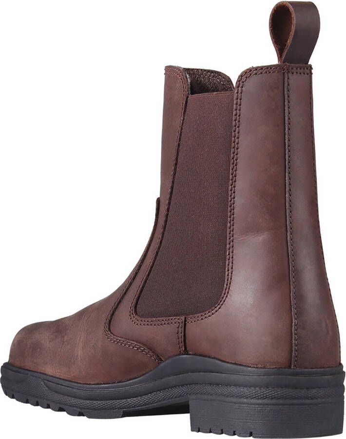 QHP Stalschoen Fresno Steel Toe brown