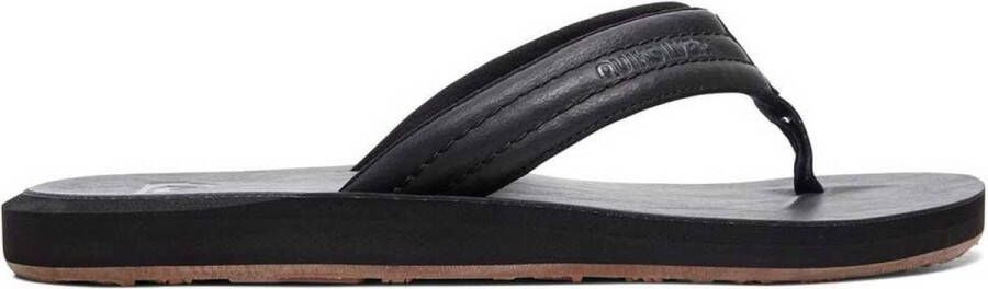 Quiksilver Carver Nubuck Heren Slippers Solid Black - Foto 3