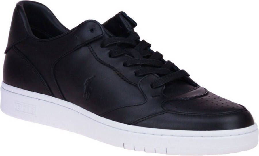 Ralph Lauren Polo Court Lux Zwarte Sneaker