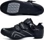 RAMBUX Fietsschoenen MTB Schoenen & Zwart Zilver Platte Zool Wielrenschoenen Klikschoenen Mountainbike Racefiets - Thumbnail 3