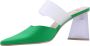 Ras Heeled Mules Groen Dames - Thumbnail 5