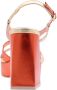 Ras Stijlvolle High Heel Sandalen Orange Dames - Thumbnail 5