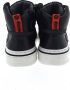 Red-Rag Red Rag 13515 Hoge sneakers Leren Sneaker Jongens Zwart - Thumbnail 6