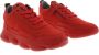 Red-Rag Jongens Veterschoenen & Klitteband Red rag 13541 424 Red Nubuck Rood - Thumbnail 12